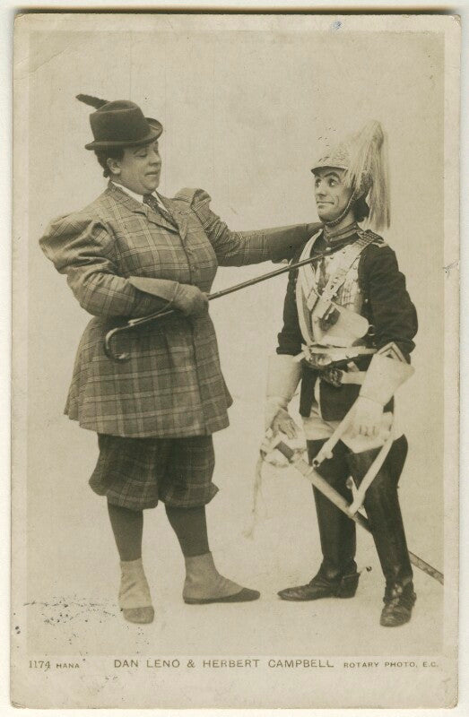 Herbert campbell; dan leno npg ax160249