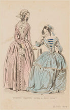 'Morning visiting dress and demi toilet', August 1844 NPG D47931