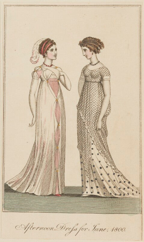 'afternoon dress for june 1800' npg d47489
