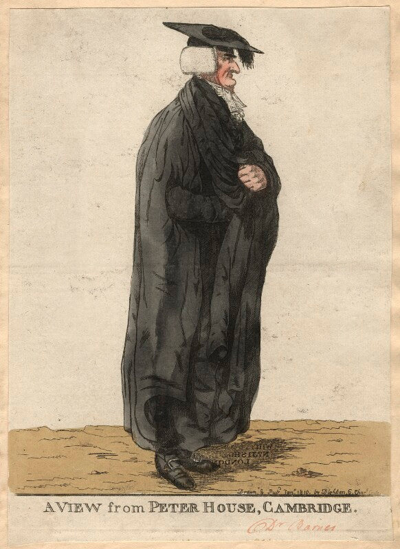 Francis barnes ('a view from peter house, cambridge') npg d13474