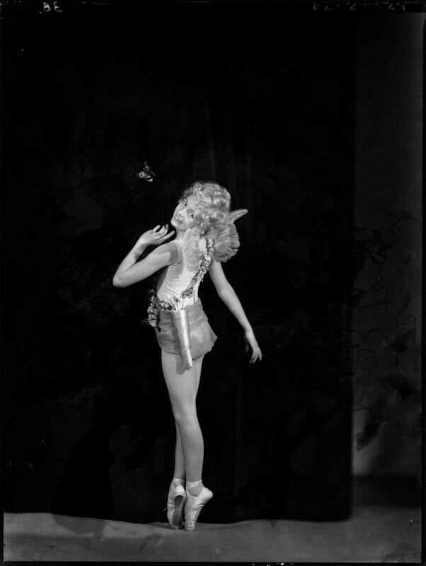 Helen ('bunty') kelley (later bernstein) as cupid in 'queen of hearts' npg x153489