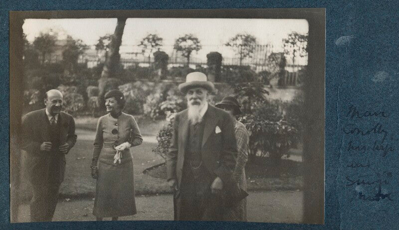 Marc connelly; madeline hurlock; thomas sturge moore and an unknown woman npg ax143575