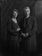 Ethel Kathleen Hicks (née Savage); (Frederick Cyril) Nugent Hicks NPG x70595