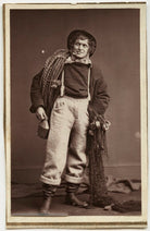 George Belmore (George Belmore Garstin or George Benjamin Garstin) as Peggotty in 'Little Em'ly' NPG Ax7677