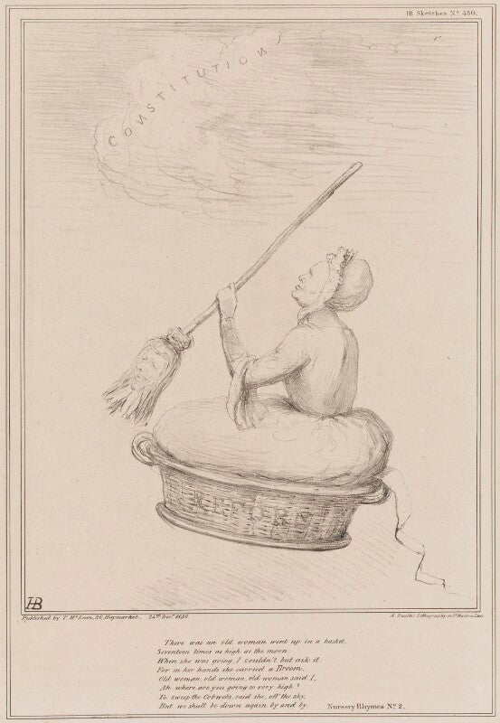 Nursery rhymes no. 2 (henry brougham, 1st baron brougham and vaux; charles grey, 2nd earl grey) npg d41394