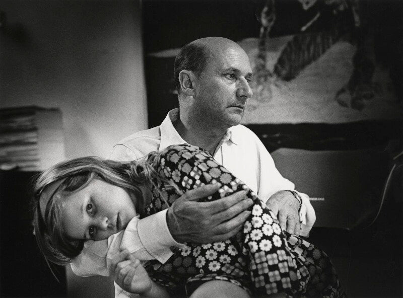Donald pleasence with his daughter npg x165961
