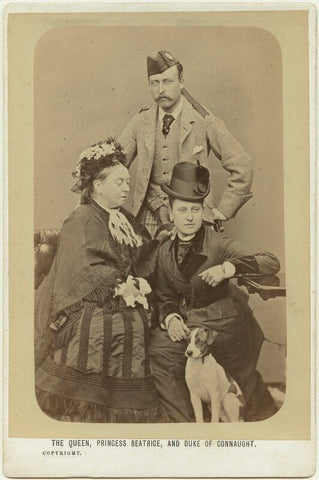 Queen Victoria; Prince Arthur, 1st Duke of Connaught and Strathearn; Princess Beatrice of Battenberg NPG x76540