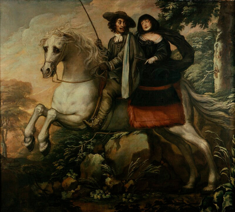 King charles ii and jane lane riding to bristol npg 5251
