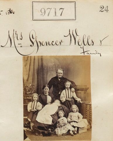 'Mrs Spencer Wells & family' NPG Ax59448