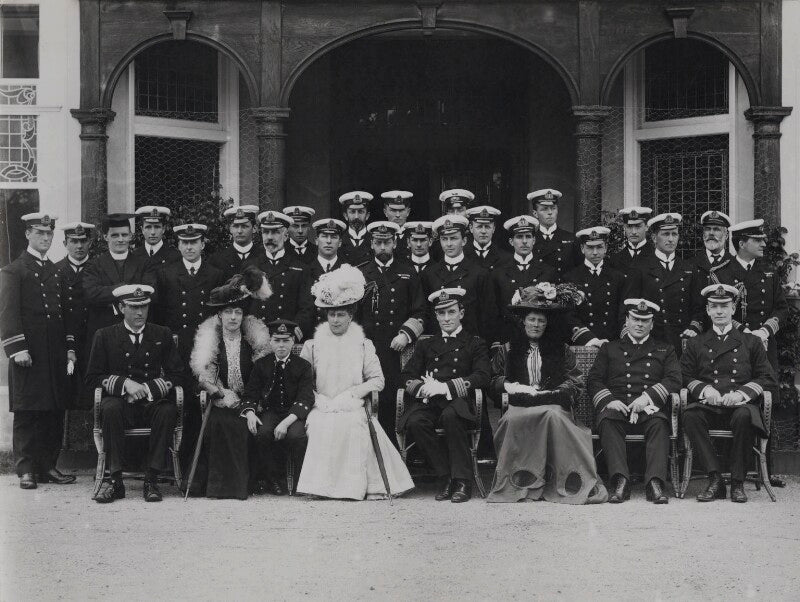 Group at the royal naval college npg x137830