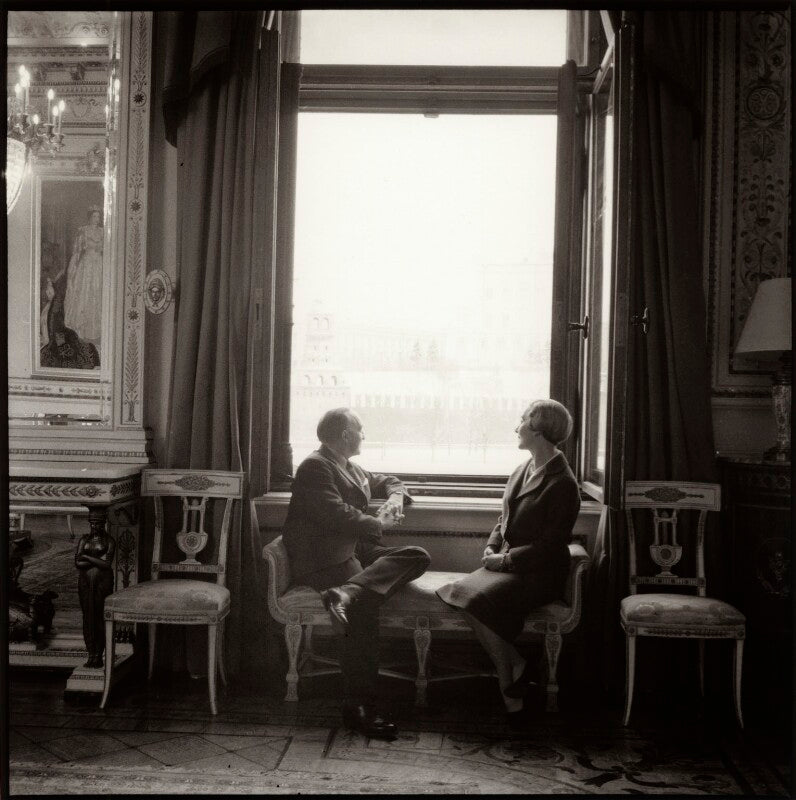 Sir frank kenyon roberts; celeste lelia beatrix (née shoucair), lady roberts npg x134751