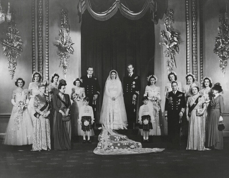 'the royal wedding of h. majesty the queen to the duke of edinburgh 1947' npg x45730