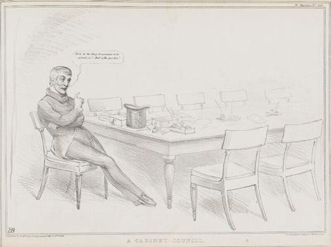 Arthur Wellesley, 1st Duke of Wellington ('A Cabinet Council') NPG D41289