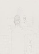 Stuart Pearson Wright: study for film installation ('Moment in a Man's Day') NPG 6745(3)