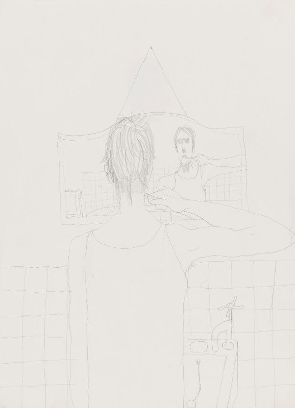 Stuart pearson wright: study for film installation ('moment in a man's day') npg 6745(3)