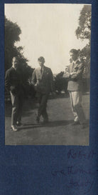 Walter James Redfern Turner; Gilbert Spencer; Bob Gathorne-Hardy NPG Ax141703