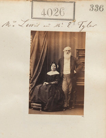 Mrs Lewis; E. Tyler NPG Ax54041