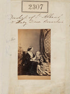 Elizabeth Catherine (née Gubbins), Viscountess Falkland; Diana de Vere (née Beauclerk), Lady Huddleston NPG Ax51695