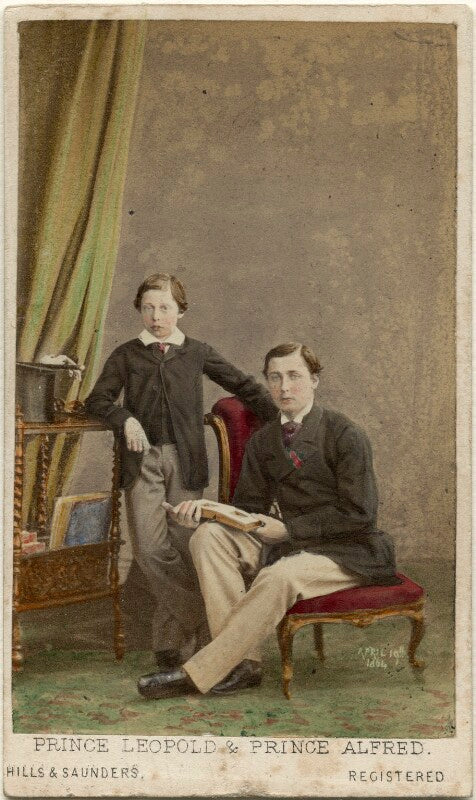 Prince leopold, duke of albany; prince alfred, duke of edinburgh and saxe coburg and gotha npg ax46745