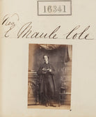 Edward Maule Cole NPG Ax64255