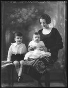 Doreen, Lady Brabourne; John Knatchbull, 7th Baron Brabourne; Norton Knatchbull, 6th Baron Brabourne NPG x123293