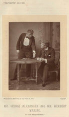 Herbert Waring as Sir Brice Skene; Sir George Alexander as David Remon in 'The Masqueraders' NPG x9385