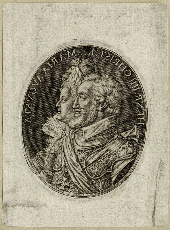 Henri iv, king of france and marie de medici of france npg d25633