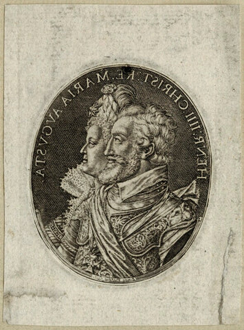 Henri IV, King of France and Marie de Medici of France NPG D25633