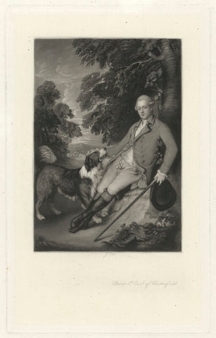 Philip Stanhope, 5th Earl of Chesterfield NPG D33067