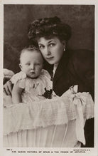 Ena, Queen of Spain with Infante Alfonso NPG x74462