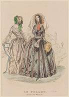 Promenade and carriage dress, July 1842 NPG D47899