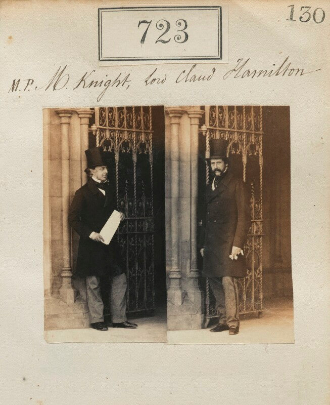 Sir frederic winn knight; lord claud hamilton npg ax50359