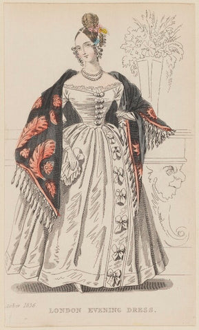 'London Evening Dress', October 1836 NPG D47702