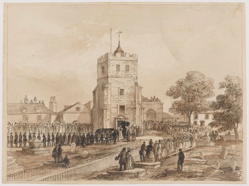 Edmund kean funeral scene npg d3511