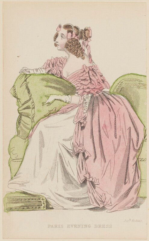 'paris evening dress', april 1836 npg d47710
