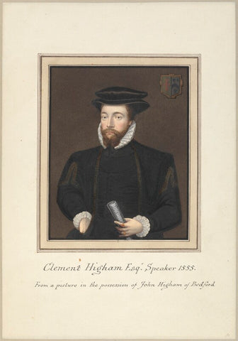 Called Clement Higham (Sir Clement Heigham) NPG D23252