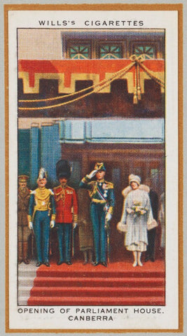 'Opening of Parliament House Canberra' (King George VI; Queen Elizabeth, the Quee Mother and others) NPG D47242