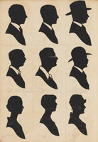 Tourists on the West Pier, Brighton (Prosper Buddicon; T.Girttey Hovenden; H. Lebot; Patrick R. Copland; H? Davies; W. Watson; J. Peirce; E. Leigh; E. Ivy M. Fry) NPG D46680