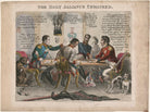 'The Holy Alliance Unmasked' (Alexander I, Tsar of Russia; Napoléon Bonaparte; Francis I, Emperor of Austria; Louis Antoine de Bourbon, duc d'Angoulême; Arthur Wellesley, 1st Duke of Wellington) NPG D48682