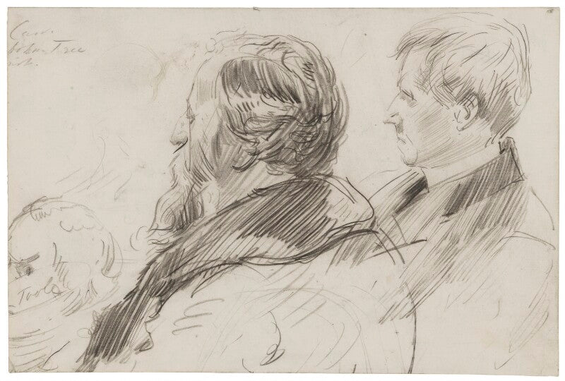 Joseph william comyns carr; sir herbert beerbohm tree npg 2263