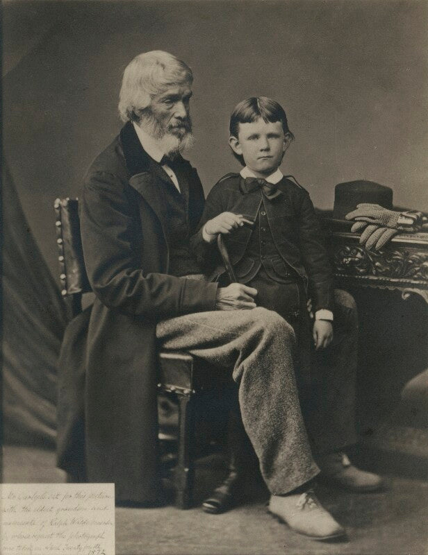 Thomas carlyle; ralph emerson forbes npg x45941
