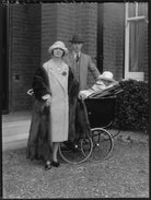 Minoru Foley (née Greenstone), Lady Foley; Gerald Henry Foley, 7th Baron Foley; Adrian Gerald Foley, 8th Baron Foley NPG x36566