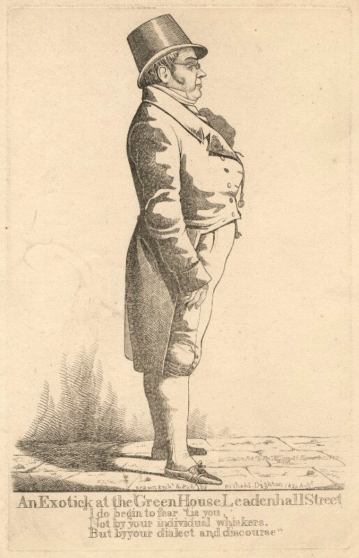 Probably joseph gascoigne ('an exotick at the green house, leadenhall street') npg d13512