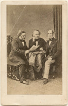 John Bright; Richard Cobden; Michel Chevalier NPG x4326