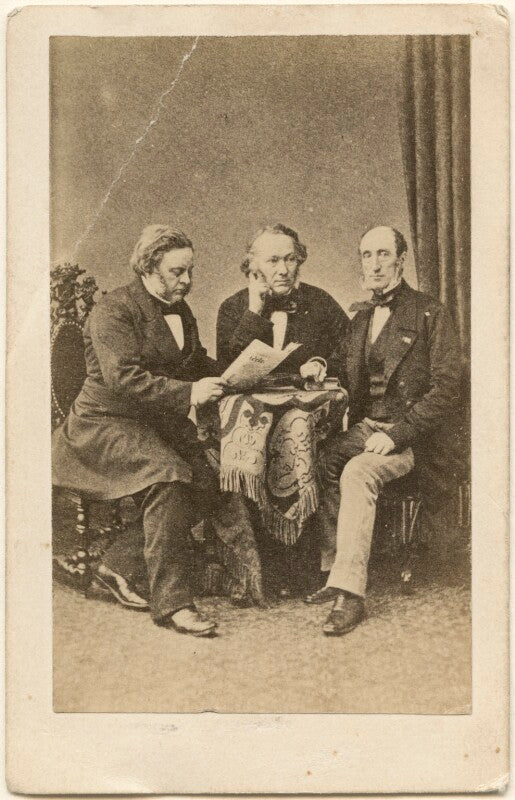 John bright; richard cobden; michel chevalier npg x4326