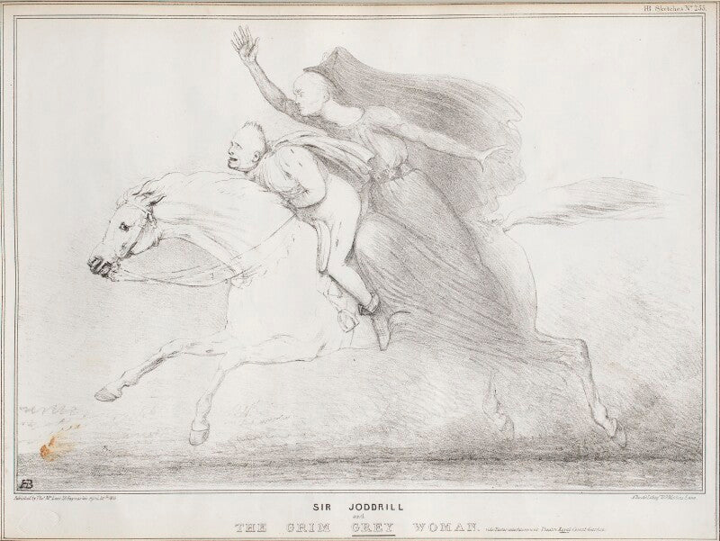 Sir joddrill and the grim grey woman (king william iv; charles grey, 2nd earl grey) npg d41190