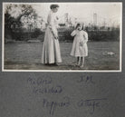 Julian Vinogradoff (née Morrell) with her nanny Billy Townshend NPG Ax140272