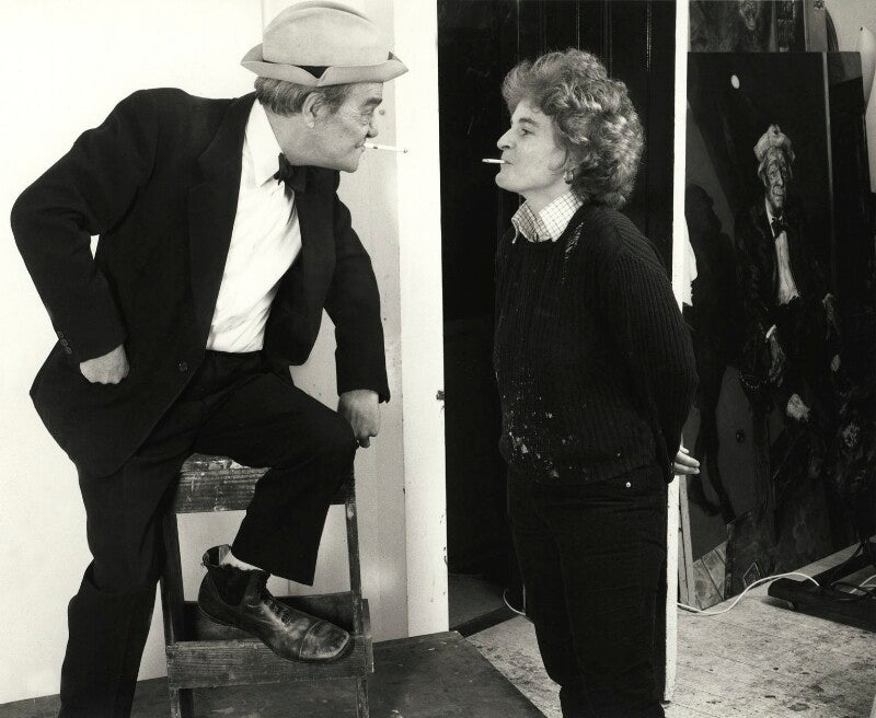 Max wall; maggi hambling npg x126701