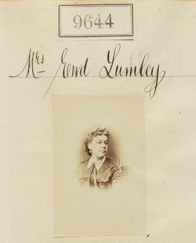 Mrs ewd lumley npg ax59382