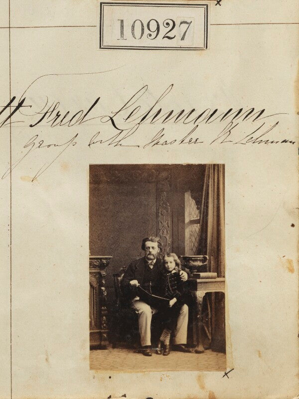 (augustus) frederick lehmann; rudolph chambers lehmann npg ax60633